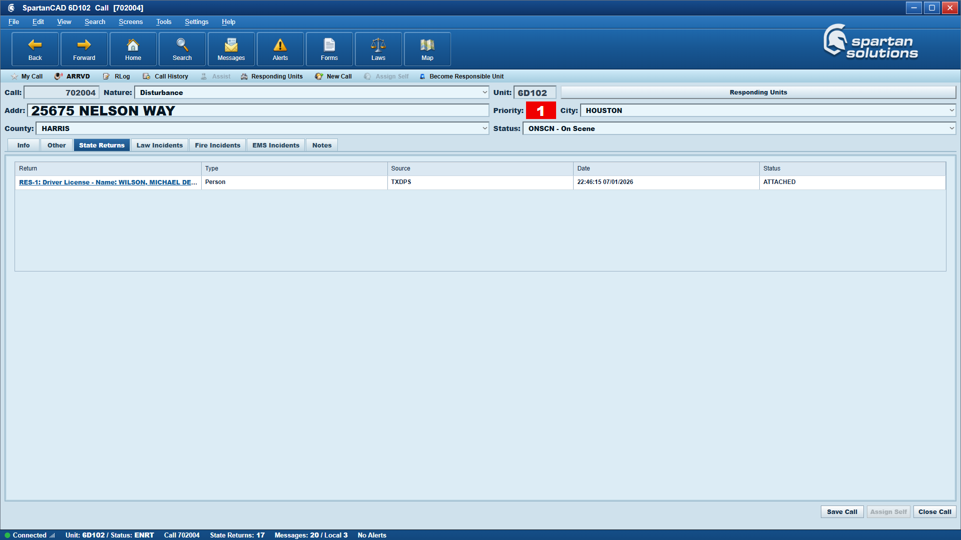 SpartanCAD department setup preview