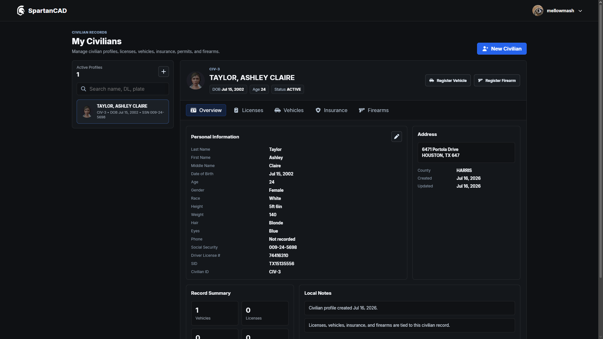 SpartanCAD permissions preview
